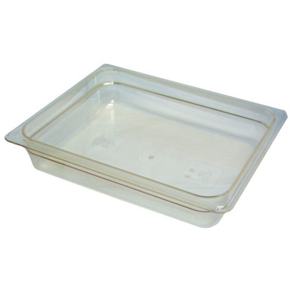 Cambro 1/2 Sz 2.5" Food Pan Amber High Heat SP-318